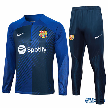 Survetement FC Barcelone Homme bleu 2024-2025 OM3922