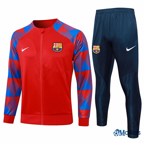 Veste Survetement FC Barcelone Homme rouge 2024-2025 OM3924