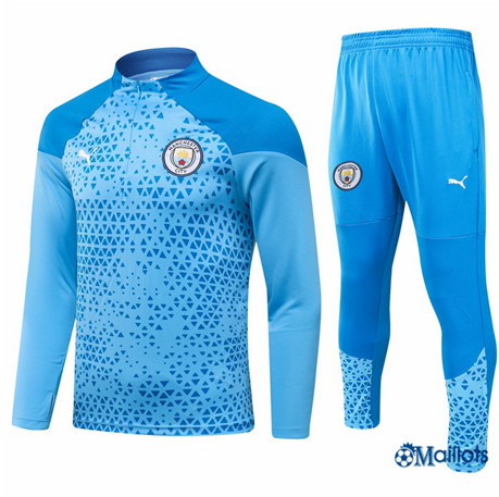 Survetement Manchester City Homme bleu ciel 2024-2025 OM3977