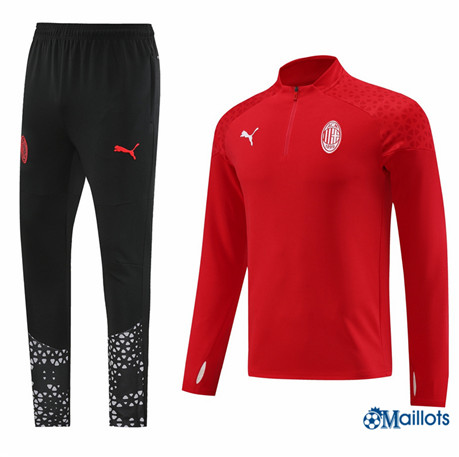 Survetement AC Milan Homme rouge 2024-2025 OM3987