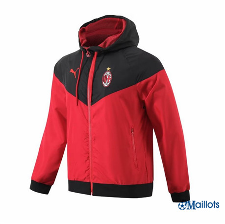 Coupe vent AC Milan rouge 2024-2025 OM4005