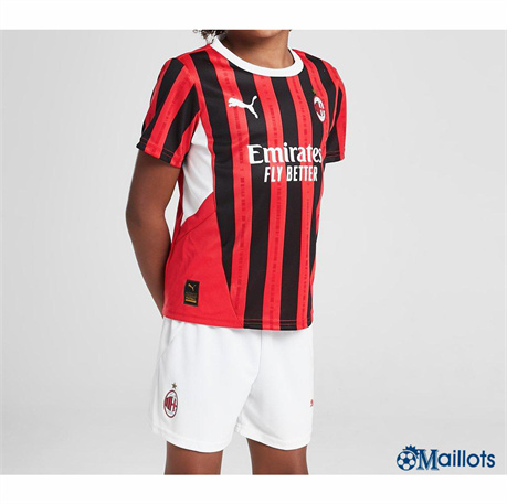 Maillot foot Milan AC Enfant Domicile 2024-2025