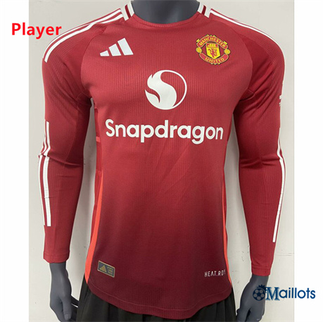 Maillot foot Manchester United Player Domicile Manche Longue 2024-2025