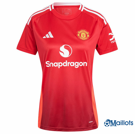 Maillot football Manchester United Femme Domicile 2024-2025