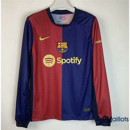 Maillot football FC Barcelone Domicile Manche Longue 2024-2025