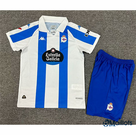 Grossiste Maillot foot Deportivo La Corogne Enfant Domicile 2024-2025