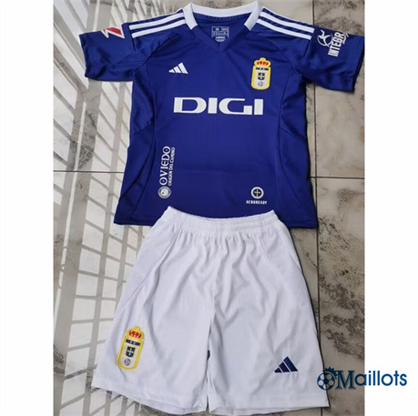 Classique Maillot football Real Oviedo Enfant Domicile 2024-2025