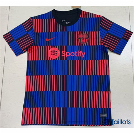 Flocage Maillot foot FC Barcelone Training Rouge 2024-2025