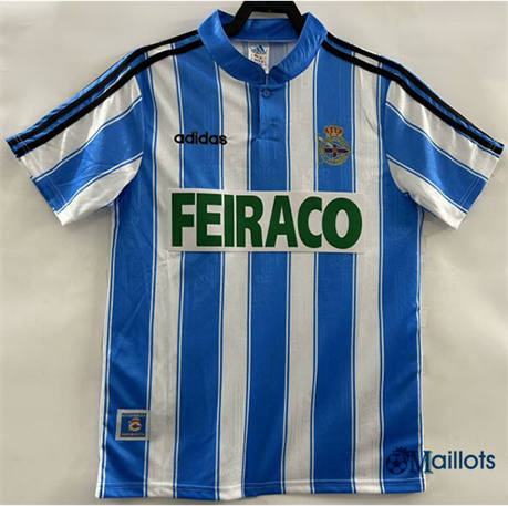 Mode Maillot foot Retro Deportivo de La Corogne Domicile 1997-98