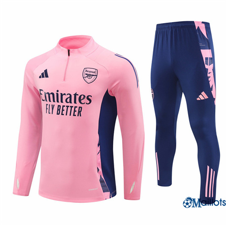 Grossiste Survetement Arsenal Enfant & Junior Rose 2024-2025