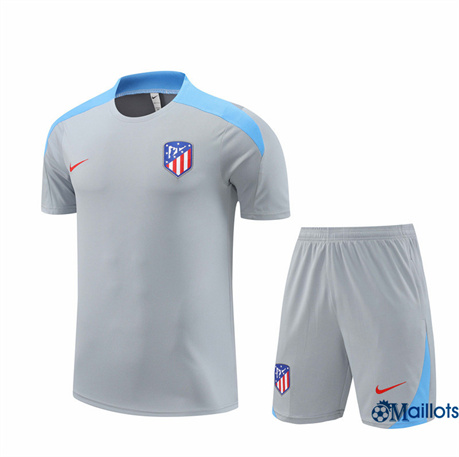 Nouveau Maillot football Atletico Madrid et Shorts Ensemble Training Gris 2024-2025