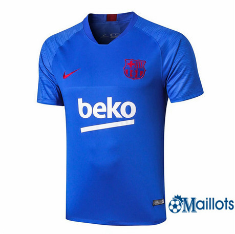 Maillot football Pré-Match Barcelone Bleu 2019 2020 Col V
