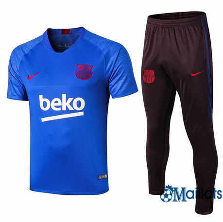 Maillot Entraînement Barcelone et pantalon Training Bleu 2019 2020