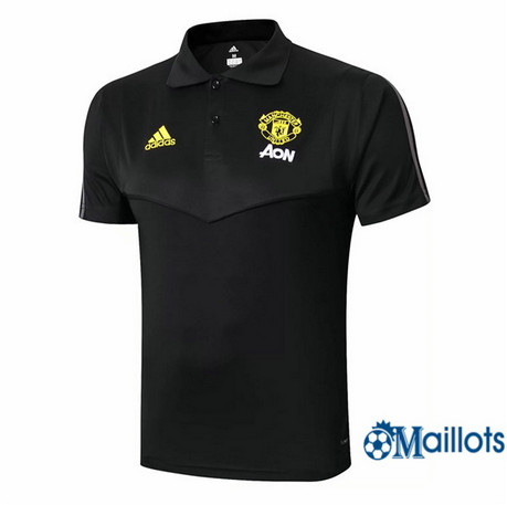 Maillot football Manchester United POLO Noir 2019 2020