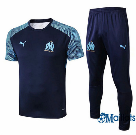 Maillot Entraînement Marseille et pantalon Training Bleu 2019 2020