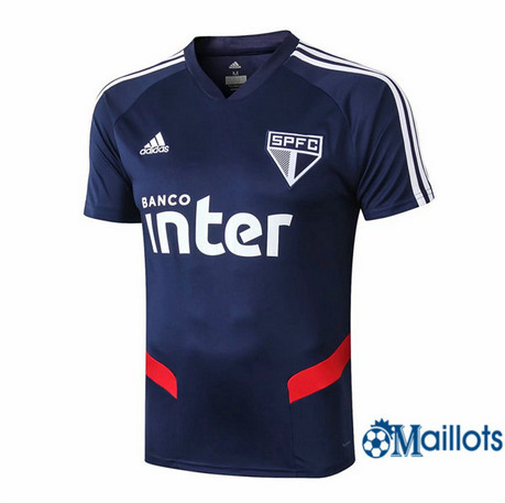 Maillot football Pré-Match Sao Paulo Bleu 2019 2020 Col V