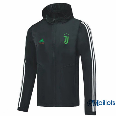 Veste Training Coupe vent à Capuche Juventus Special Edition Noir 2019 2020