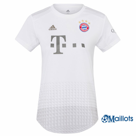 Maillot foot Bayern Munich Femme Exterieur Blanc 2019/2020