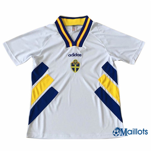 Maillot foot Retro 1994 Suede Blanc