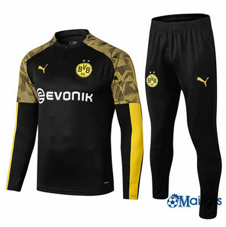 Ensemble Survêtement Homme Borussia Dortmund BVB Noir 2019/2020