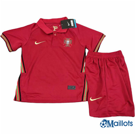 Ensemble Maillot foot Portugal Enfant Domicile EURO 2020 2021