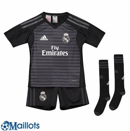 Real Madrid Foot Maillot Enfant Domicile Goalkeeper 2018 2019
