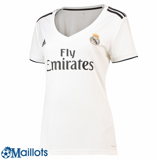 Real Madrid Foot Maillot Femme Domicile 2018 2019