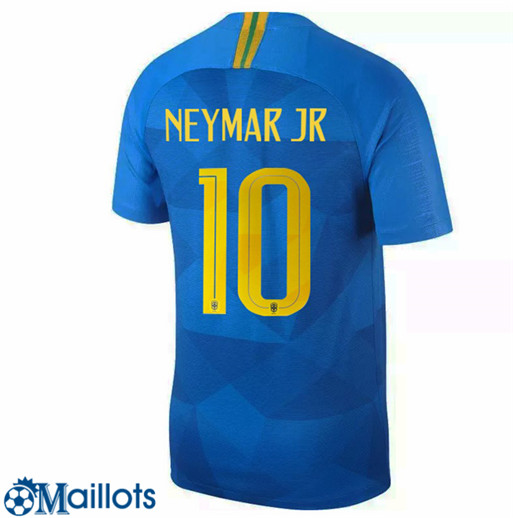 Maillot Football Neymar 10 Brésil Extérieur 2018 2019