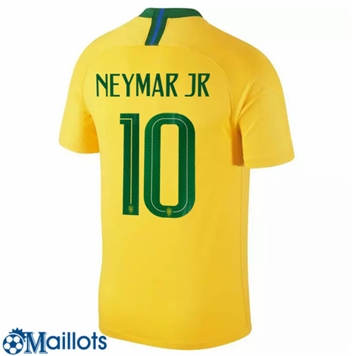 Maillot Football Neymar 10 Brésil Domicile 2018 2019