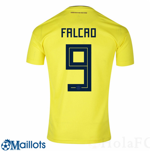 Maillot Football Falcao 9 Colombie Domicile 2018 2019