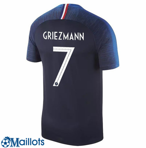Maillot Football Griezmann 7 France Domicile 2018 2019