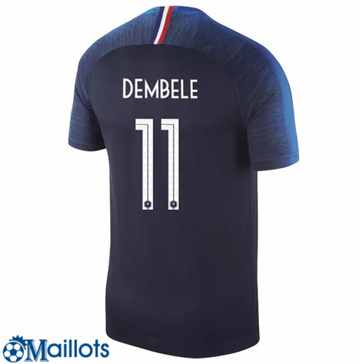 Maillot Football Dembélé 11 France Domicile 2018 2019