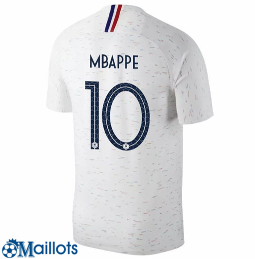 Maillot Football Mbappé 10 France Extérieur 2018 2019