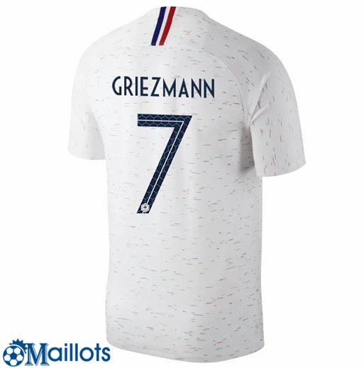 Maillot Football Griezmann 7 France Extérieur 2018 2019