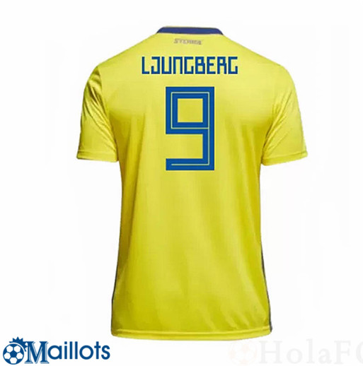 Maillot Football Ljungberg 9 Suède Domicile 2018 2019