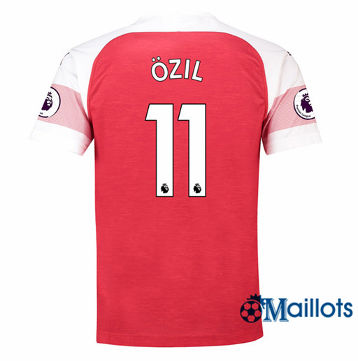 Maillot de Football Arsenal 11 Özil Domicile 2018 2019
