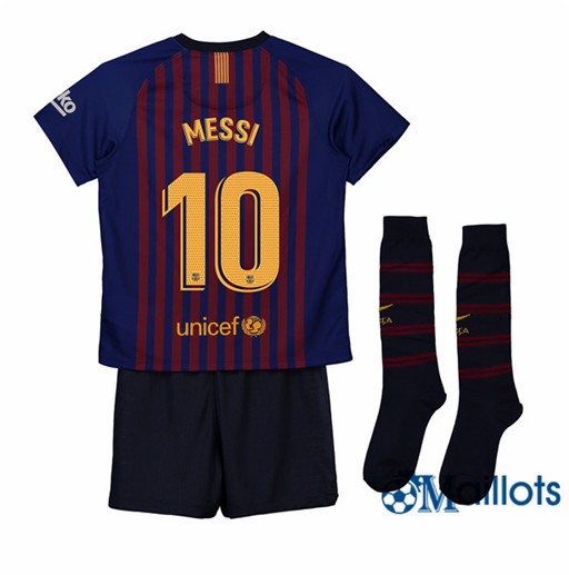 Ensemble Maillot Enfant Barcelone 10 Messi Domicile 2018 2019