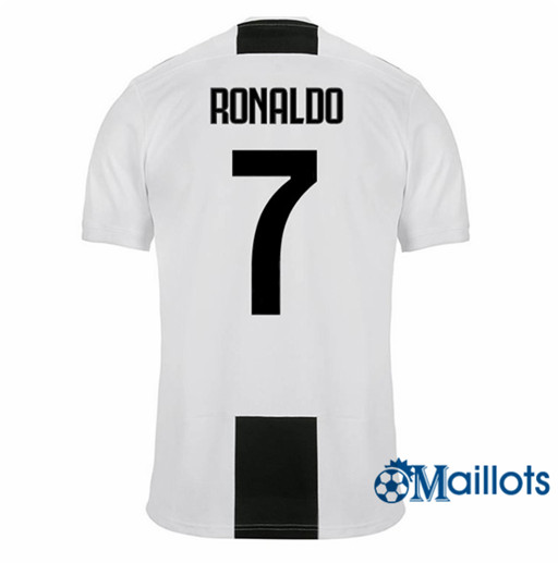 Maillot de Football Juventus 7 Cristiano Ronaldo Domicile 2018 2019