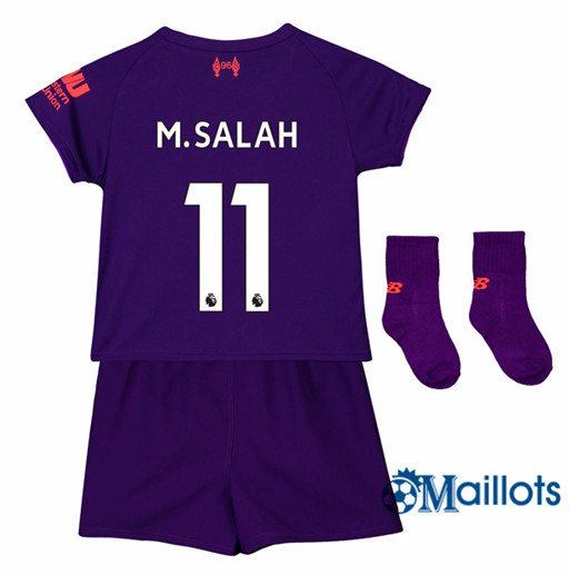 Ensemble Maillot Enfant Liverpool 11 M.Salah Extérieur 2018 2019