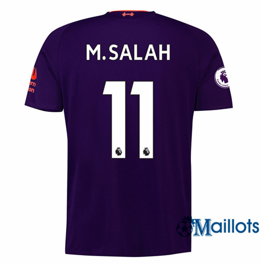 Maillot de Football Liverpool 11 M.Salah Extérieur 2018 2019