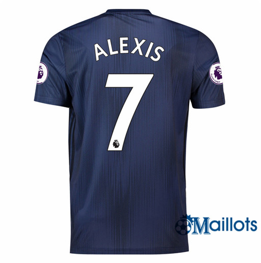 Maillot de Football Manchester United 7 Alexis Third 2018 2019