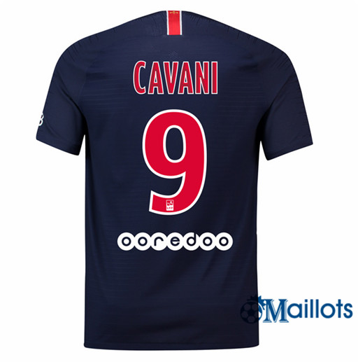 Maillot de Football PSG 9 Cavani Domicile 2018 2019