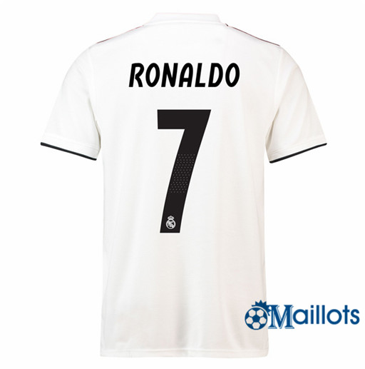 Maillot de Football Real Madrid 7 Ronaldo Domicile 2018 2019