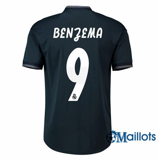 Maillot de Football Real Madrid 9 Benzema Extérieur 2018 2019