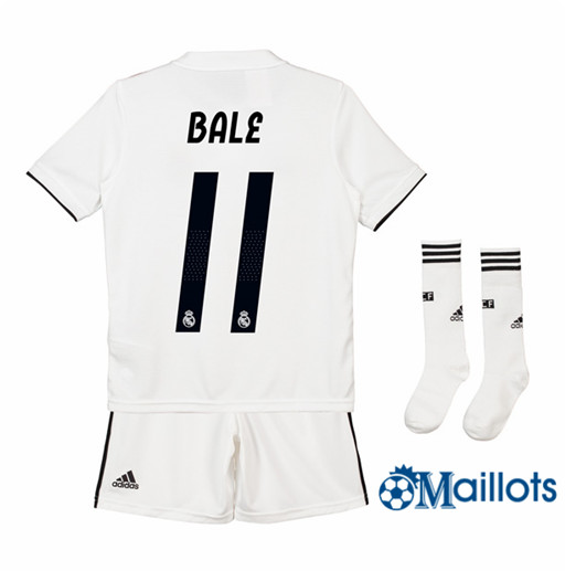 Ensemble Maillot Enfant Real Madrid 11 Bale Domicile 2018 2019