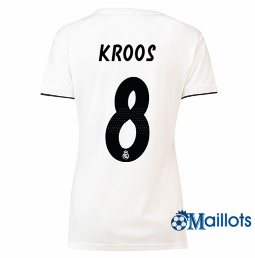 Maillot de Football Femme Real Madrid 8 Kroos Domicile 2018 2019