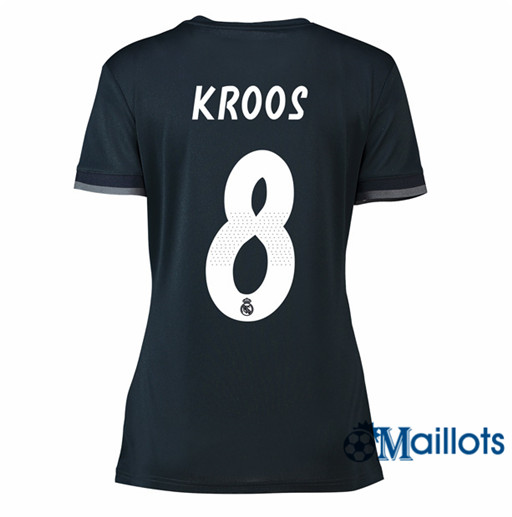Maillot de Football Femme Real Madrid 8 Kroos Extérieur 2018 2019
