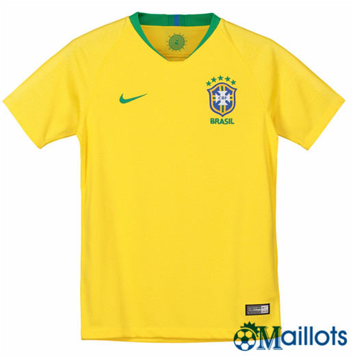 Maillot de Football Brésil Junior Domicile 2018 2019