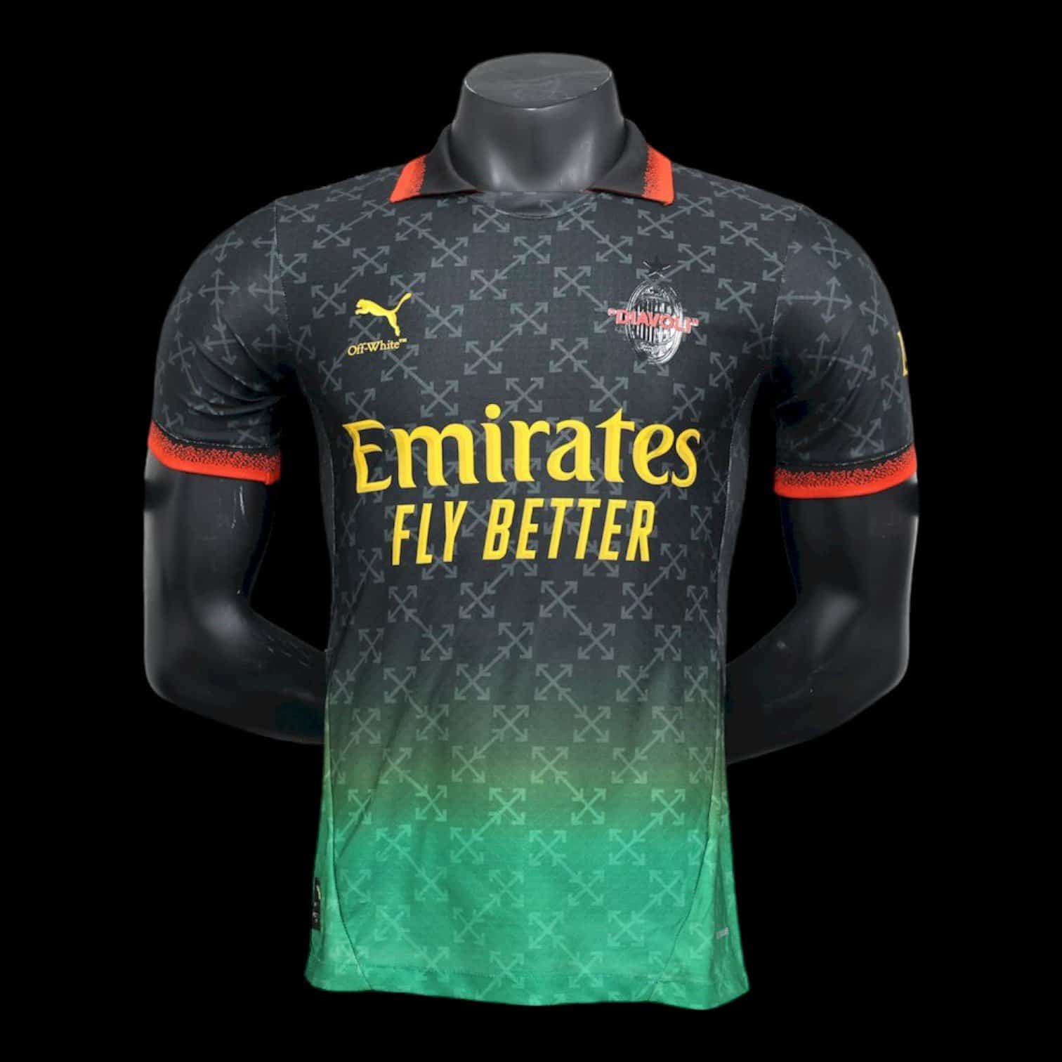 Milan AC Maillot Fourth Noir 24/25 – Version Player