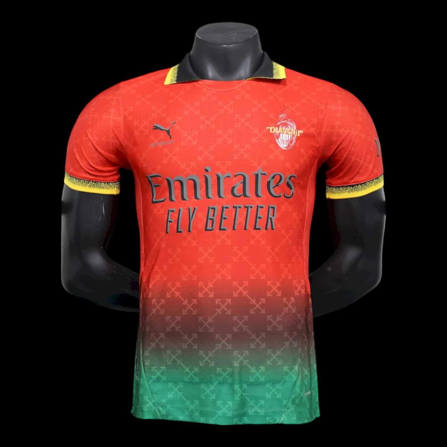 Milan AC Maillot Fourth Rouge 24/25 – Version Player
